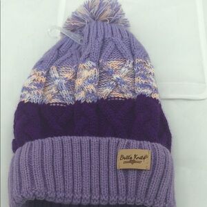 Britts Knits™ Plush Lined Knit hat w/Pom